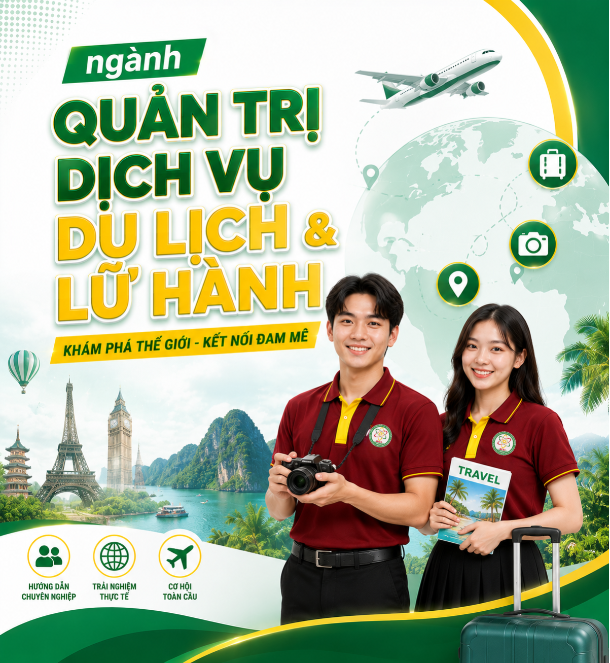 Ngành Quản trị dịch vụ Du lịch & Lữ hành