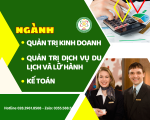 KẾ TOÁN - QUẢN TRỊ KINH DOANH - QUẢN TRỊ DỊCH VỤ DU LỊCH VÀ LỮ HÀNH