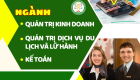 KẾ TOÁN - QUẢN TRỊ KINH DOANH - QUẢN TRỊ DỊCH VỤ DU LỊCH VÀ LỮ HÀNH